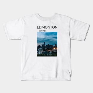 Edmonton Alberta Canada Gift for Canadian Canada Day Present Souvenir T-shirt Hoodie Apparel Mug Notebook Tote Pillow Sticker Magnet Kids T-Shirt